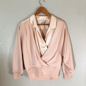 Vintage 80s silk sweater